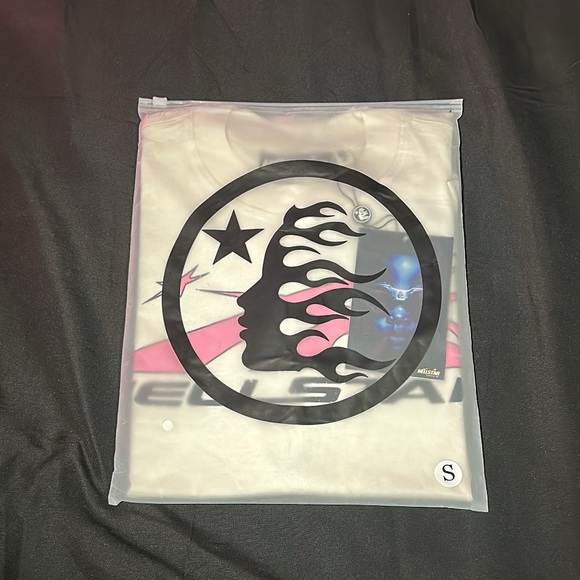 Hellstar Sport Logo T-Shirt White/Pink - Picture 3 of 3